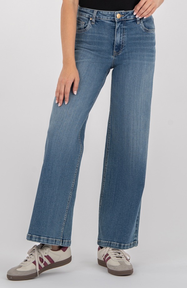 カットフロムザクロス レディース ボトムス ジーンズズボン下 ワイドレッグ デニム KUT from the Klothe Jean Wide Leg Jeansharper