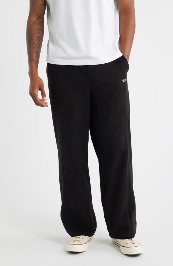 ビリオネアボーイズクラブ メンズ ボトムス カジュアルパンツ スウェットパンツ フリース Billionaire Boys ClubB Deep Space Fleece Sweatpants Black ブラック