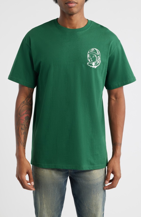 ビリオネアボーイズクラブ メンズ トップス Tシャツ コットン グラフィック Billionaire Boys ClubB World Helmet Head Cotton Graphic T-Shirt Eden