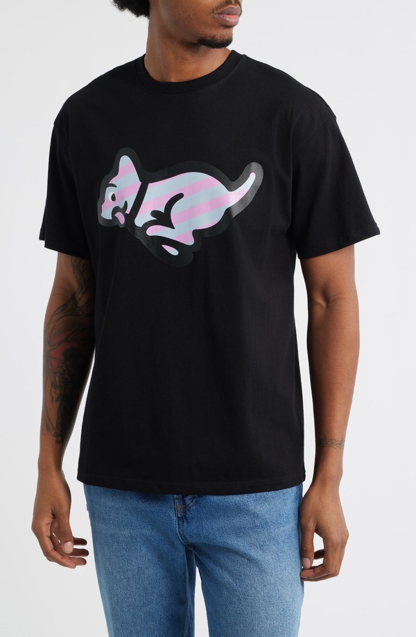 アイスクリーム メンズ トップス Tシャツ グラフィック ICECREAM Yikestripes Graphic T-Shirt Black ブラック