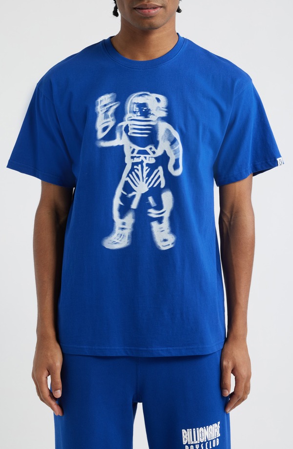 ビリオネアボーイズクラブ メンズ トップス Tシャツ コットン グラフィック Billionaire Boys ClubB Astro Dust Cotton Graphic T-Shirt Sodalite B