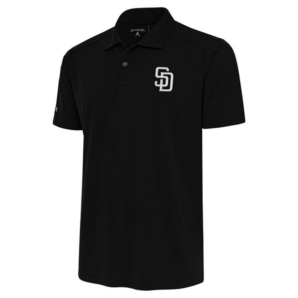 アンティグア メンズ トップス シャツ トール Men's Antigua Black San Diego Padres Metallic Tribute Polo Black ブラック 16,410円