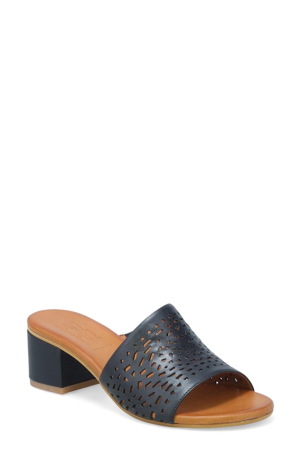 ミズムーズ レディース シューズ ヒール サンダル Miz Mooz Rylan Slide Sandal Black Patent ブラック
