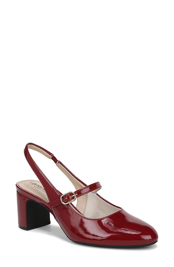ライフストライド レディース シューズ ヒール LifeStride Trust Slingback Pump Dark Cherry