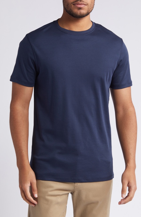 ロバートバラケット メンズ トップス Tシャツ コットン Robert Barakett Georgia Pima Cotton T-Shirt Blue Night ブルー