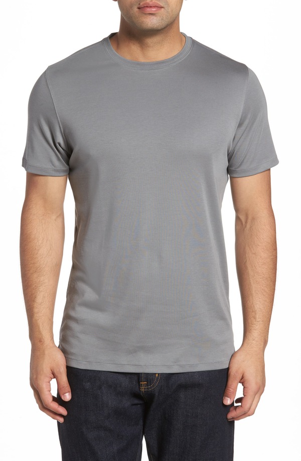 ロバートバラケット メンズ トップス Tシャツ コットン Robert Barakett Georgia Pima Cotton T-Shirt Monument Grey グレー
