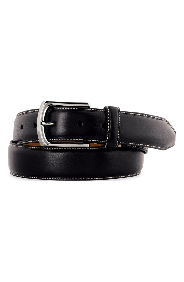 ジョンストンアンドマーフィー メンズ 付属品 胴締め なめし革 Johnston \u0026 Murphy Calfskin Leather Belt Black 黒いこと