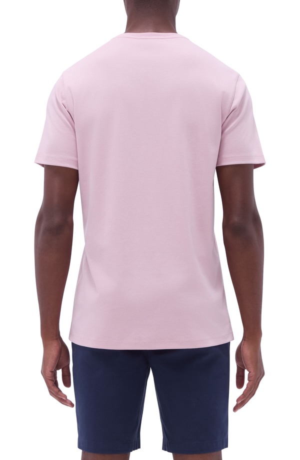 ブガッチ メンズ トップス Tシャツ コットン Bugatchi Holden Pima Cotton T-Shirt Dusty Pink ピンク