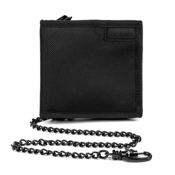 パックセーフ レディース アクセサリー 財布 PACSAFE RFIDsafe Z100 Bifold Wallet Black ブラック|ReVida 店