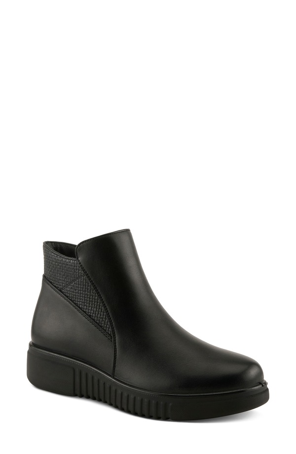 フレクサス レディース シューズ ブーツ・レインブーツ Flexus by Spring Step Baglama Bootie Black ブラック|ReVida 店