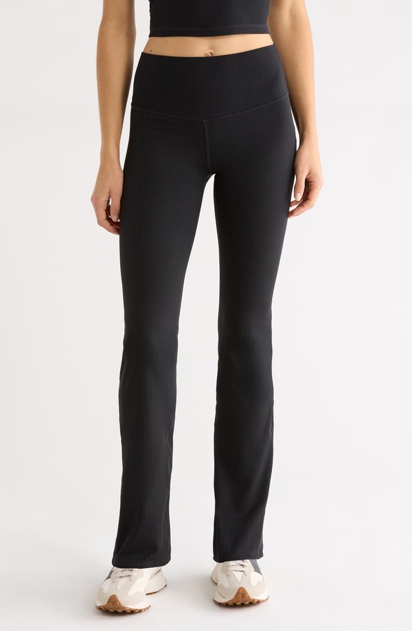 ゼラ レディース ボトムス レギンス ブーツカット パンツ ブーツ Zella Thrive Ribootcut Pants Black ブラック