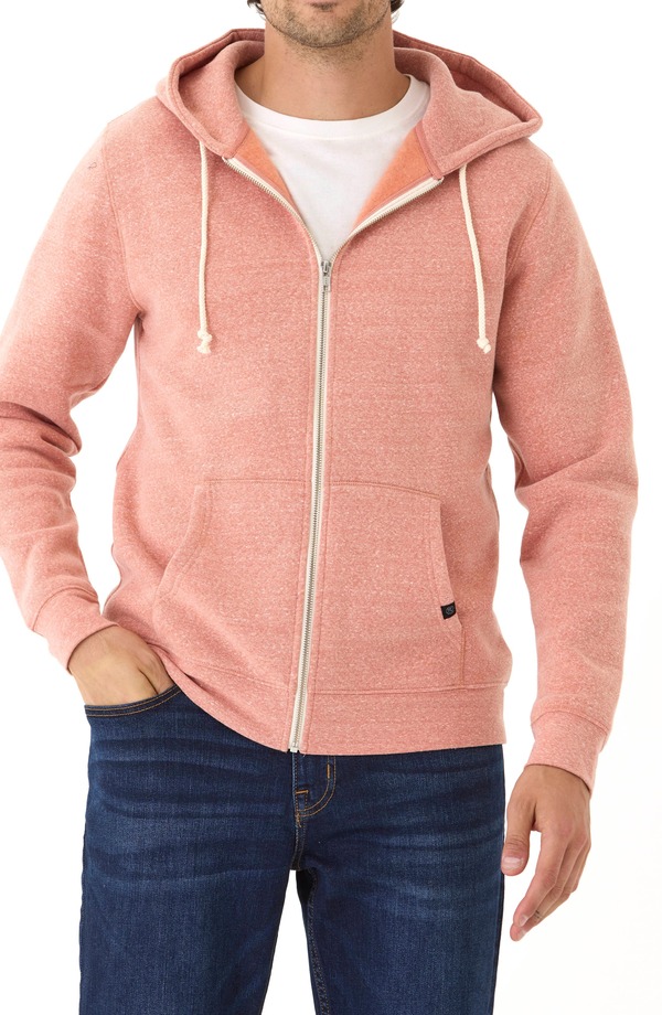 スレッズ・フォー・ソート メンズ アウター パーカー・スウェット フリース Threads 4 Thoughtrim Fit Heathered Fleece Zip Hoodie Firefly