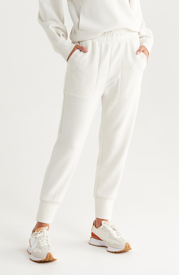 ゼラ レディース ボトムス レギンス ハイウエスト ジョガーパンツ Zella Ultra Soft High Waist Joggers Beige Ivory Heather アイボリー