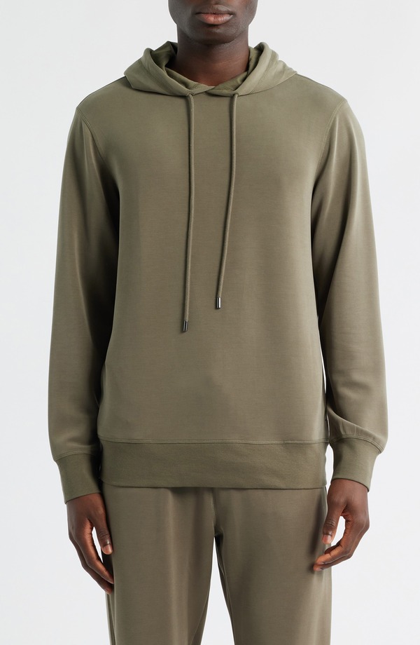 ダニエルブチュラー メンズ アウター パーカー・スウェット Daniel Buchler Supersoft Hoodie Olive オリーブ