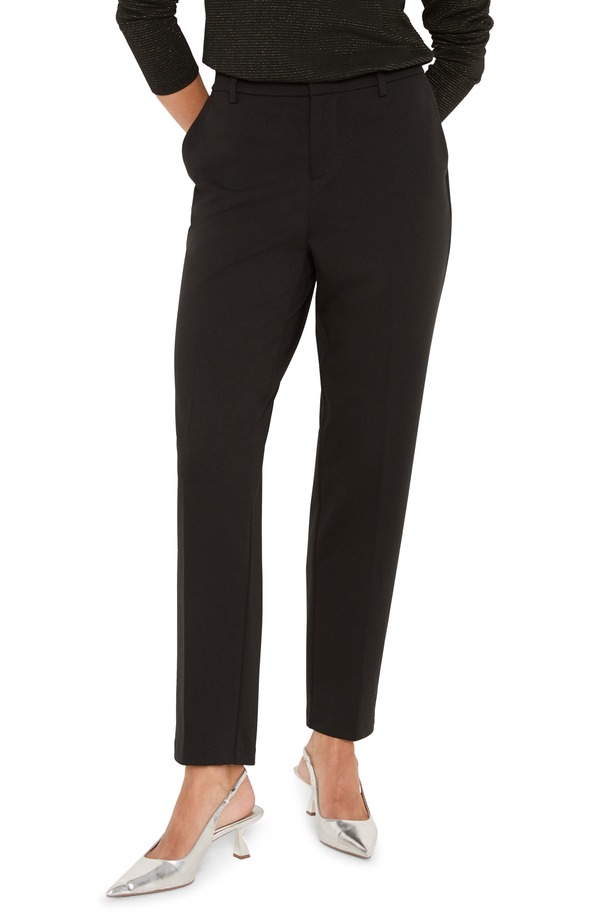 ニックプラスゾーイ レディース ボトムス レギンストレート パンツ NIC+ZOE Ponte Straight Leg Pants Black Onyx ブラック