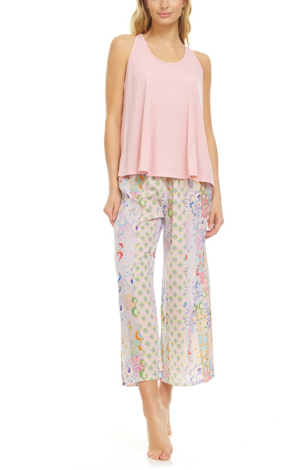 フローラニクルーズ レディース アンダーウェア ナイトウェア クレープ Flora Nikrooz Nadia Crepe Pajamas Ivory アイボリー 15,826円