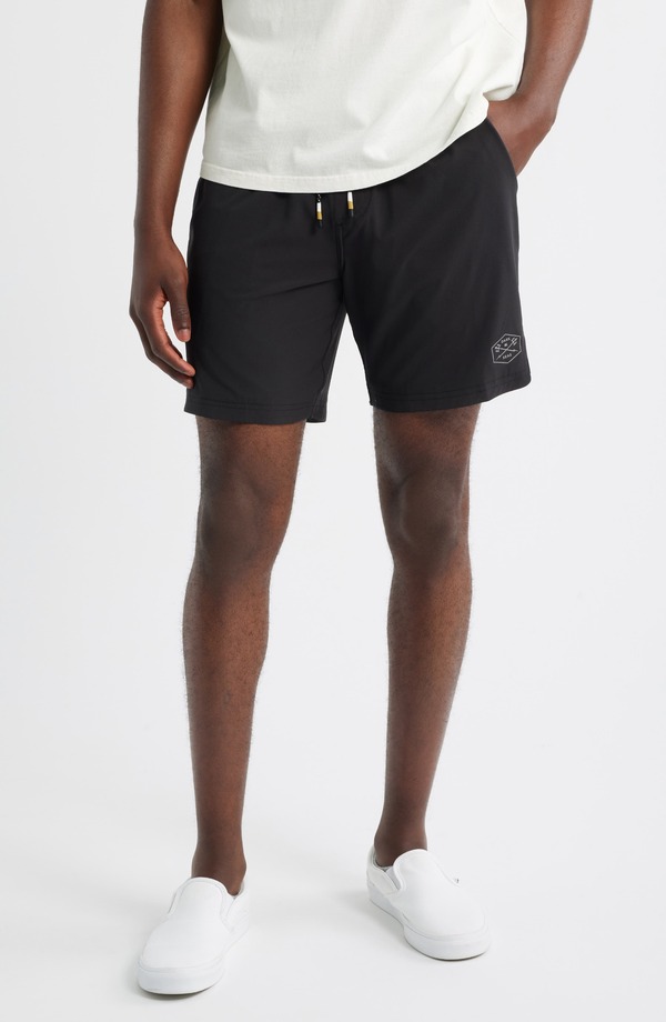 ダークシーズ メンズ ボトムス 二分の一ズボン下・さる股引き 遊撃手ズボン下 DARK SEAS No Sweat Shorts Black 黒いこと