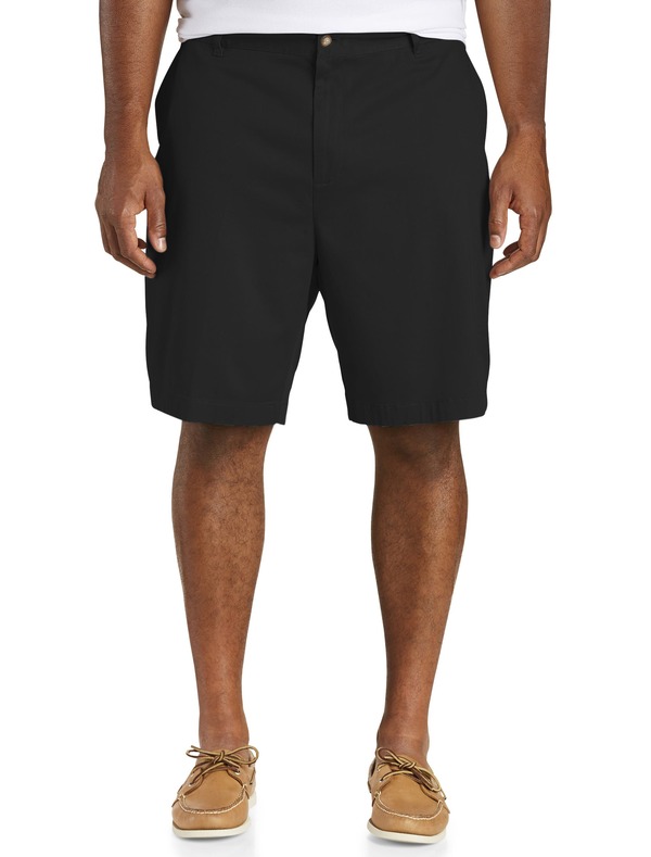 ナウティカ メンズ ボトムス ハーフパンツ・ショーツ トール ショートパンツ Nautica Big & Tall Deck Stretch Shorts Black ブラック
