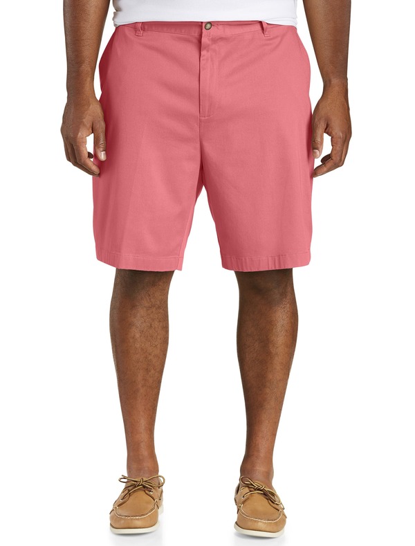 ナウティカ メンズ ボトムス ハーフパンツ・ショーツ トール ショートパンツ Nautica Big & Tall Deck Stretch Shorts Mineral Red レッド
