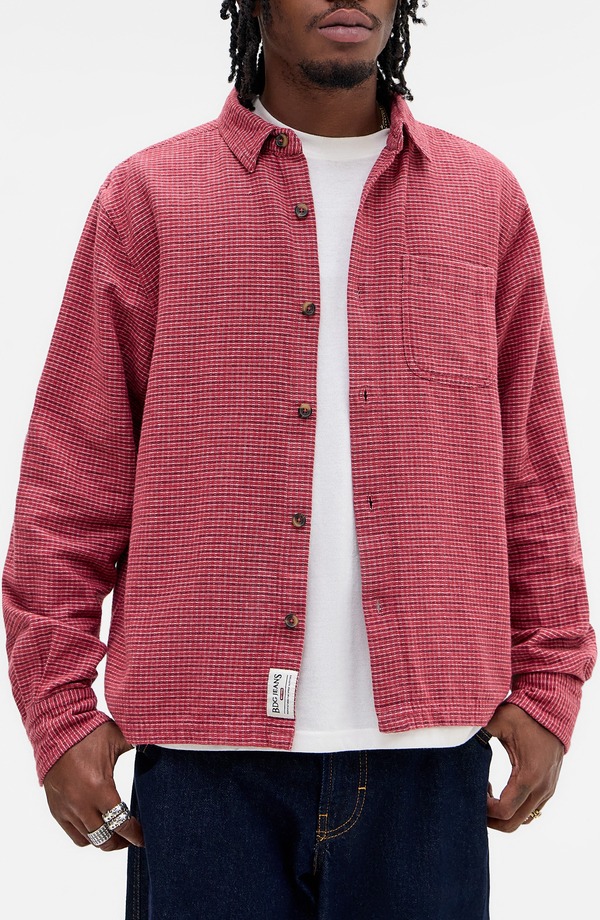アーバンアウトフィッターズ メンズ トップス シャツ BDG Urban Outfitters Check Button-Up Shirt Red レッド
