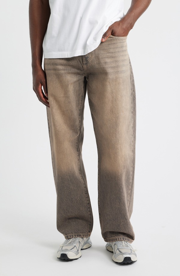 パクサン メンズ ボトムス デニムパンツ ジーンズ PacSun Dante Jeans Brown ブラウン