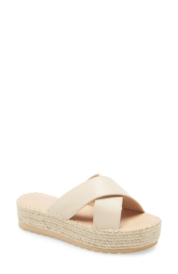 ココナッツバイマッテシィ レディース シューズ サンダル プラットホーム Coconuts by Matisse Beach by Matisse Cove Platform Slide Sandal Natural Synthetic