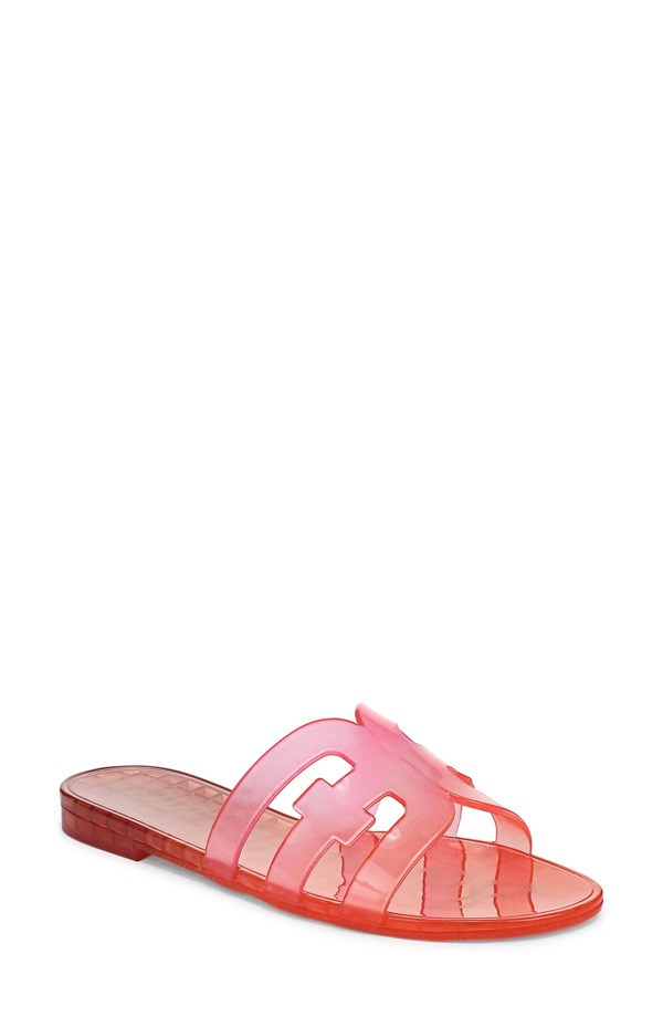 サムエデルマン レディース シューズ サンダル Sam Edelman Bay Jelly Slide Sandal Coral Clay Ombre コーラル