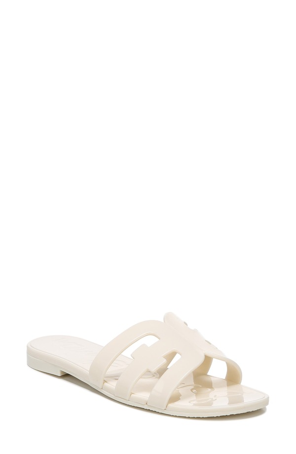 サムエデルマン レディース シューズ サンダル Sam Edelman Bay Jelly Slide Sandal Modern Ivory 象牙色