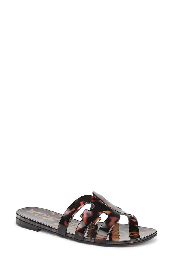 サムエデルマン レディース シューズ サンダル Sam Edelman Bay Jelly Slide Sandal Tortoise