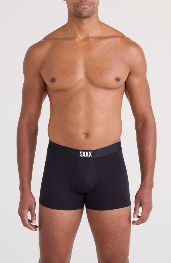 サックス メンズ アンダーウェア トランクス SAXX Assorted 2-Pack Vibe Xtra Soft Comfortrunks Black ブラック