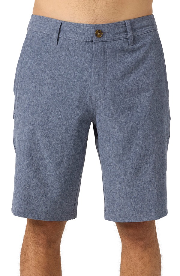 オニール メンズ ボトムス ハーフパンツ・ショーツ ショートパンツ O'Neill Reserve Wateresistant Hybrid Shorts Heather Navy ヘザー