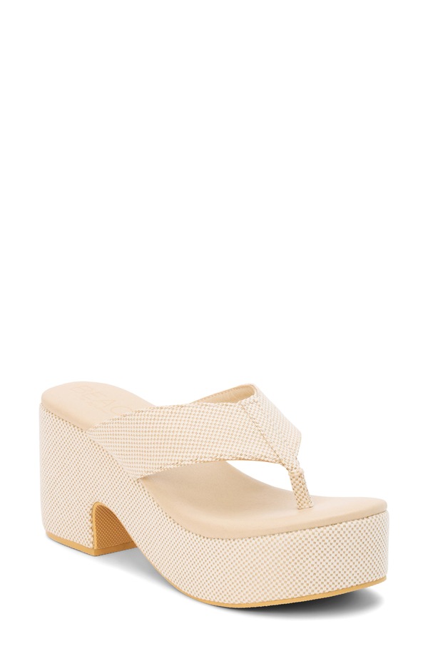 ココナッツバイマッテシィ レディース シューズ ヒール プラットフォーム Coconuts by Matisse Bonnie Platform Flip Flop Natural Jute
