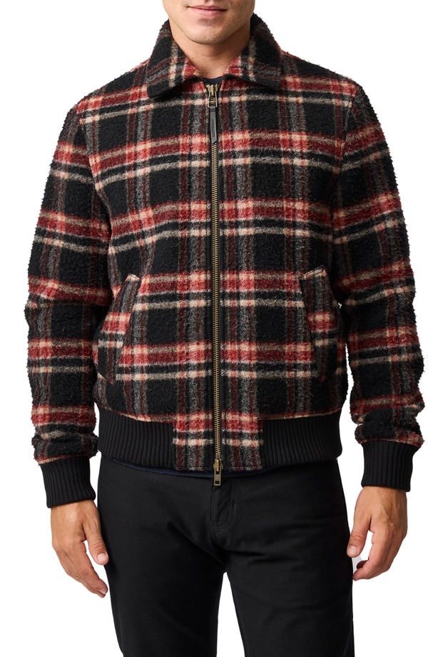 ロッドアンドグン メンズ アウター ジャケット・ブルゾン ウール Rodd & Gunn Rigney Wool Blend Bomber Jacket Midnight