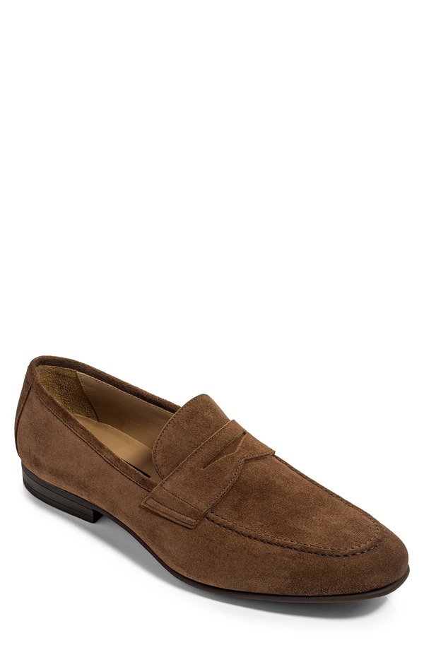 トゥーブート メンズ シューズ 置き目毛革 TO BOOT NEW YORK Jenner Penny Loafer Chocolate Brown 赤銅色