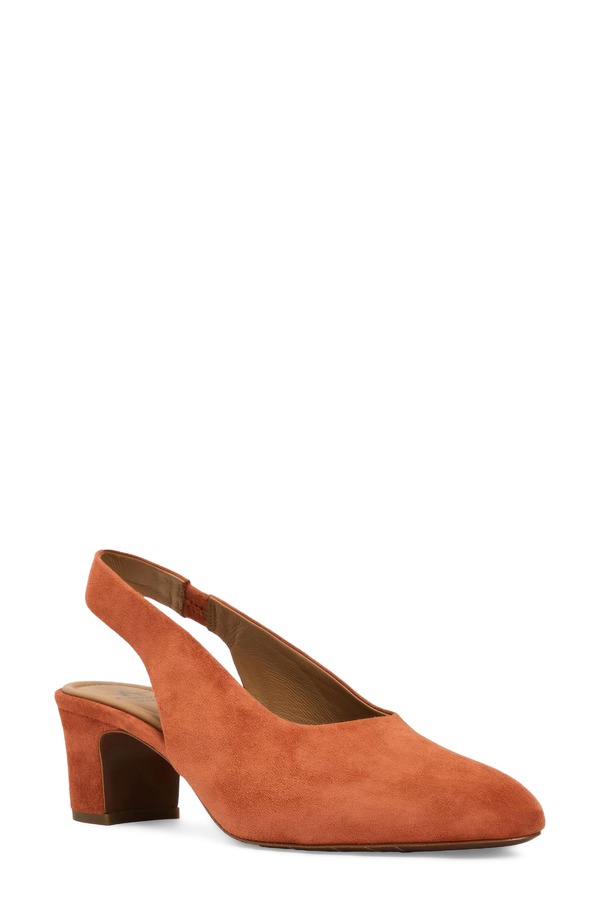アクアタリア レディース シューズ 踵 Aquatalia Trevi Slingback Pump Terracotta Suede テラコッタ