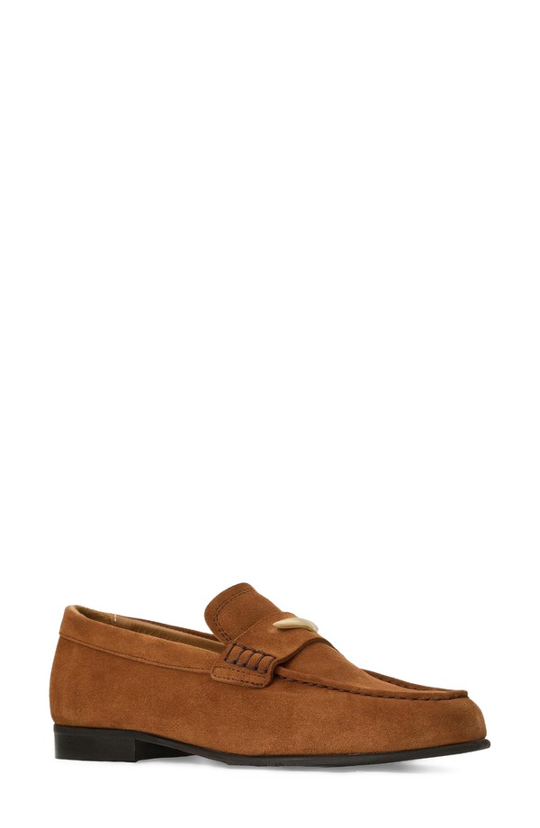 アクアタリア レディース シューズ スリッポン・ローファー Aquatalia Elia Weatherproof Loafer Cognac Suede