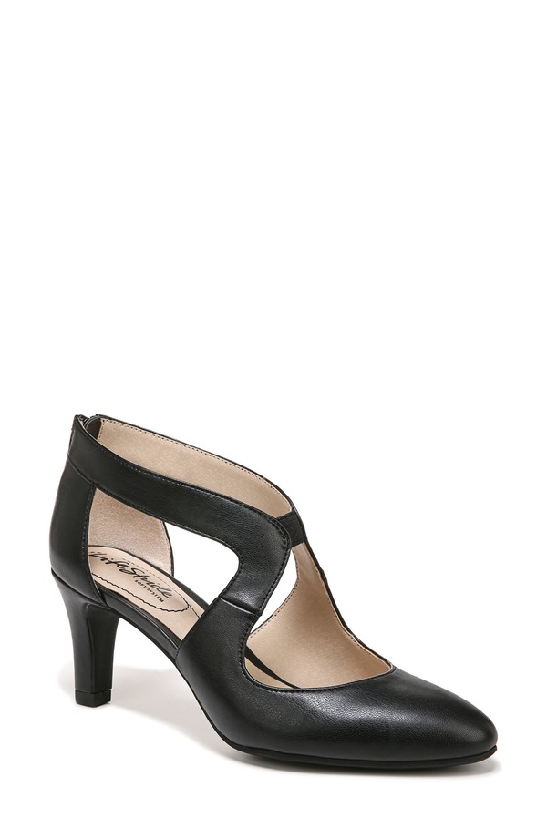 ライフストライド レディース シューズ ヒール LifeStride Giovanna 2 Pump - Wide Width Available Black Synthetic ブラック|ReVida 店