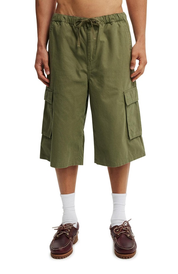 コットンオン メンズ ボトムス カジュアルパンツ Cotton Men'super Baggy Cargo Short Military