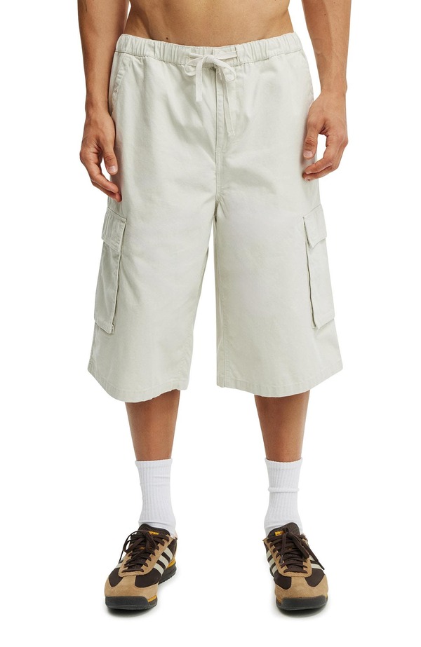 コットンオン メンズ ボトムス カジュアルパンツ Cotton Men'super Baggy Cargo Short Stone ストーン