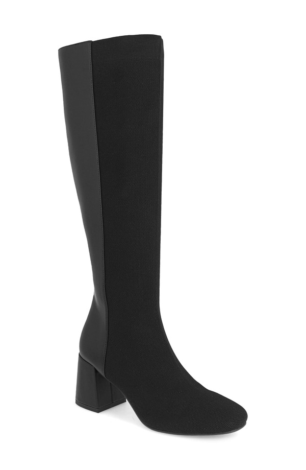 ミア レディース シューズ ブーツ・レインブーツ MIA Bettina Knee High Boot Black ブラック