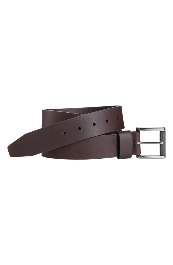 ジョンストンアンドマーフィー メンズ 付属品 胴締め なめし革 Johnston \u0026 Murphy Roller Buckleather Belt Brown 赤銅色