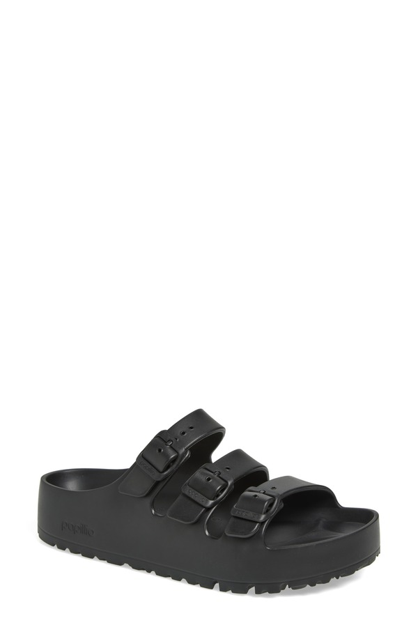ビルケンシュトック レディース シューズ サンダル Papillio by Birkenstock Florida Flex Essentials Waterproof Sandal Black 黒いこと