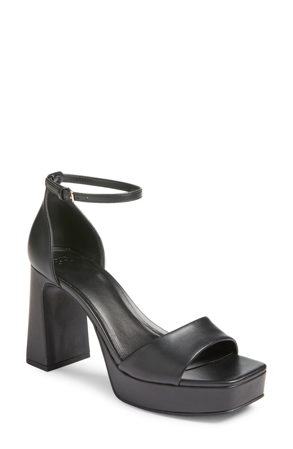 ビーピー レディース シューズ ヒール プラットフォーム サンダル アンクル BP. Helix Platform Ankle Strap Sandal Black ブラック