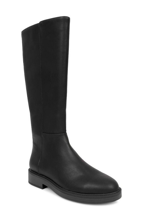 エアロソールズ レディース シューズ ブーツ・レインブーツ トール Aerosoles Prue Tall Boot Black Faux Leather ブラック 14,336円