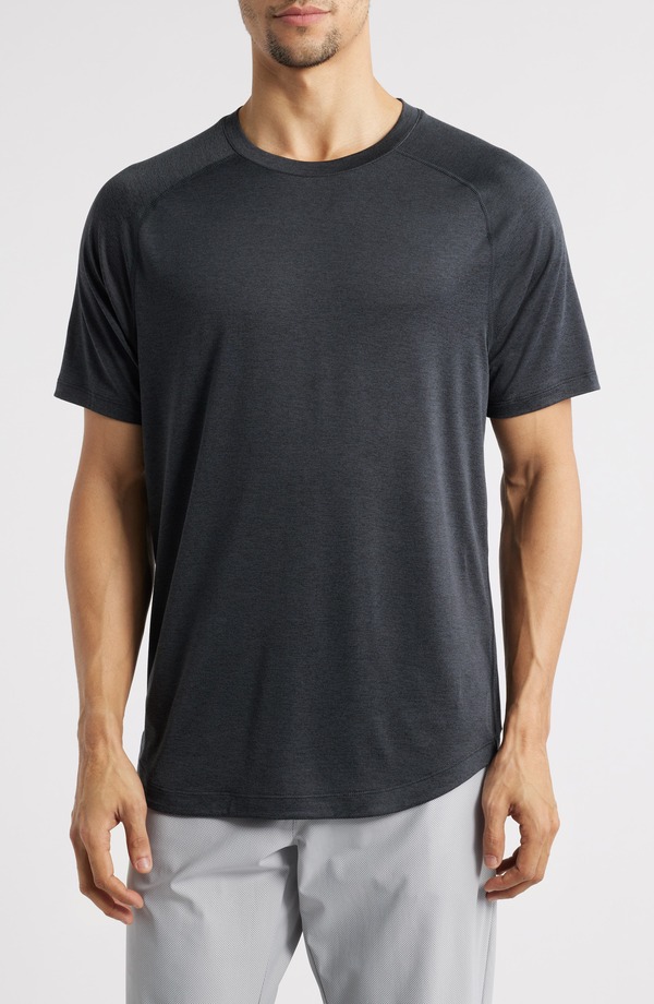 ローヌ メンズ トップス Tシャツ Rhone Atmosphere Performance T-Shirtrue Black Heather ブラック