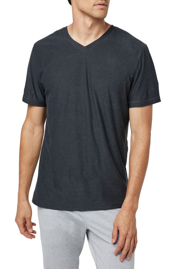 ビュオーリ メンズ トップス Tシャツ Vネック Vuori Strato Tech V-Neck T-Shirt Charcoal Heather チャコール