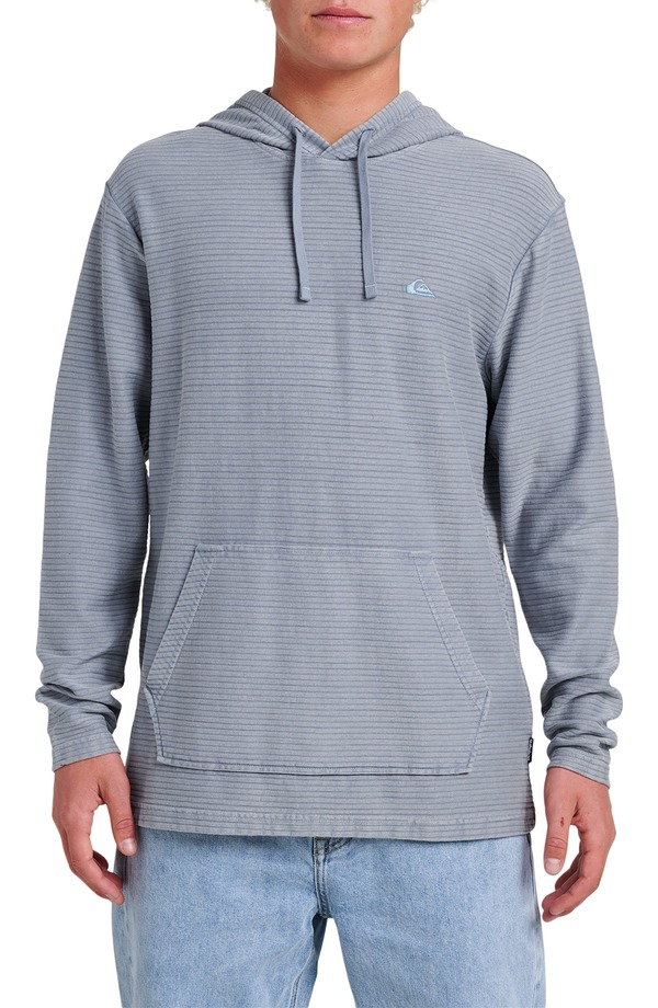 クイックシルバー メンズ アウター パーカー・スウェット Quiksilver Alamitostripe Long Sleeve Hooded Top China Blue ブルー|ReVida 店