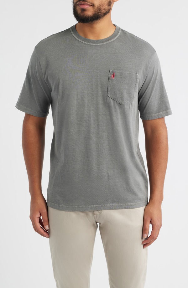 ジョニー オー メンズ トップス Tシャツ johnnie-O Dale 2.0 Pocket-Shirt Washed Black ブラック｜ReVida 店
