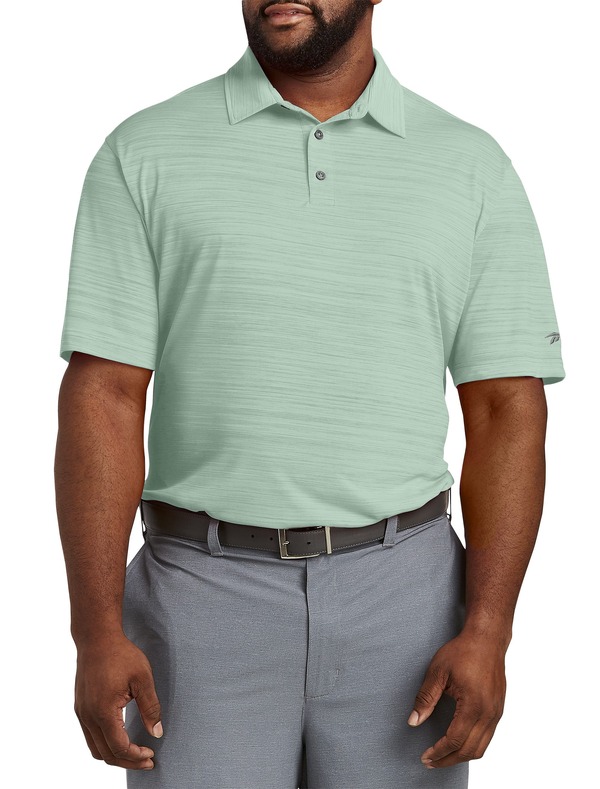 リーボック メンズ トップス ポロシャツ トール Reebok Big & Tall Performance Space-Dyed Polo Shirt Light Sage セージ