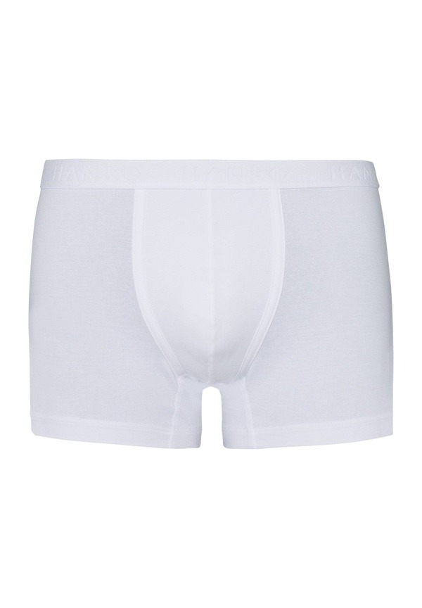 ハンロ メンズ アンダーウェア ボクサーパンツ コットン Hanro Cotton Essentials Cotton Boxer Brief All White ホワイト|ReVida 店